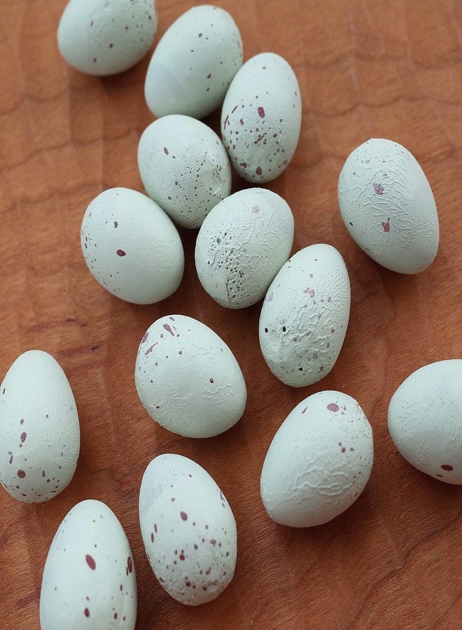 FOIBURELY 8 Pcs Solid Canary Plastic Eggs Hatching Eggs Trick The Birds to Stop Laying Eggs, Fake Eggs（19mm*13mm） - Image 3